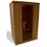 RORO Infrarotkabine »Gerlos « für 2 Personen, Fronteinstieg, mit Farblichtanwendung - braun