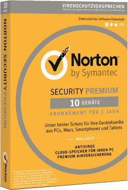 Symantec Norton Security Premium 3.0, 10 Geräte