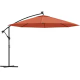 vidaXL Ampelschirm 350 cm Terrakotta