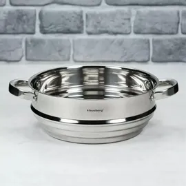 Klausberg Dampf Patrone für Töpfe 16/18/20 cm Klausberg KB-7586 - Silber