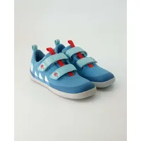 Affenzahn Barfußschuh Lucky Hai Hellblau / Rot 35