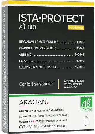 Aragan Synactifs Istaprotect Bio Atmung Kamille 20 Kapseln
