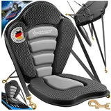 Kesser KESSER® Kajak-Sitz für SUP Board Stand Up Paddle Surfboard Sitz SUP Paddling Paddelboards Gepolsterte Sitz 32x38cm, Rückenlehne 51x45cm schnell und einfach montiert