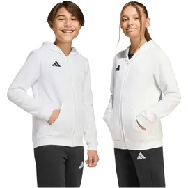 adidas Entrada 26 Kapuzenjacke Weiß/Schwarz 116