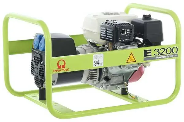 Pramac E 3200 - Benzin-Stromerzeuger 2.6 kW - Dauerleistung 2.2 kW - 230V