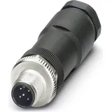 Phoenix Contact 1404417 Sensor-/Aktor-Steckverbinder, unkonfektioniert M12 Stecker, gerade Polzahl