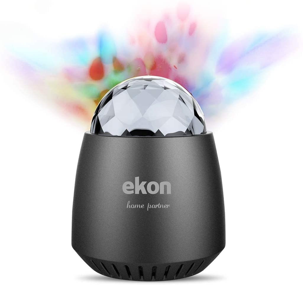 SBS Ekon Music Speaker Party tragbar Bluetooth v4.2+EDR mit bunten Lichtern