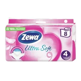Zewa Toilettenpapier Ultra Soft 4-lagig 8 St.