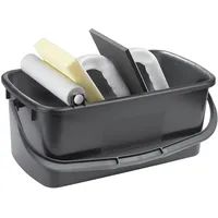 KWB Profi Fliesenleger-Waschset 3-teilig - 10 l Wasch-Eimer, Zellgummi-Kunststoffbrett