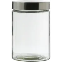 GAUMENKICK Vorratsdose M Glas mit Deckel 1,25 Liter Aufbwahrungsglas