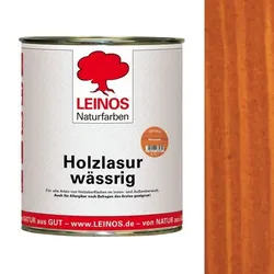 Leinos Holzlasur wässrig 266 Mahagonie - 0,75 l Dose
