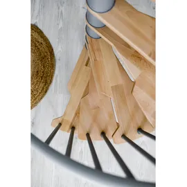 Minka Spindeltreppe Metallica Smart 38 305,5 cm Holz/PVC/Stahl