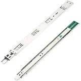 GTV - Schubladenschienen H45 VERSALITE PLUS+, Kugelführung mit Dämpfung, H=45mm, Schlitten min Soft-Close-Mechanismus, Belastbarkeit 40kg, Einfache und Schnelle Installation