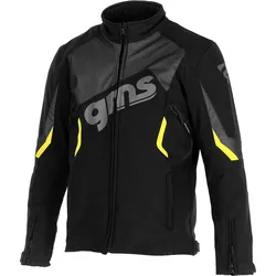 GMS-Moto Arrow, Textiljacke - Schwarz/Gelb - XL