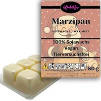 WonderWax Duftwachs Weihnachten Wax Melts für Duftlampe, 6 Würfel Duftmelt Wachsmelt Sojawachs Duftwachs Würfel für Raumdüfte, Wachs Duftöl Winter Indoor Schmelzen für Aromalampe Marzipan