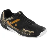 Kempa Wing 2.0 Handballschuhe schwarz/weiß/gold 45