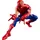 Hasbro Magic: The Gathering Actionfigur Battle-Damaged Spider-Man 15 cm - Blau/Rot