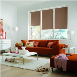 Büscher Sunlines Seitenzug-Rollo mit Energiespareffekt 162 x 180 cm braun, 162x180 cm