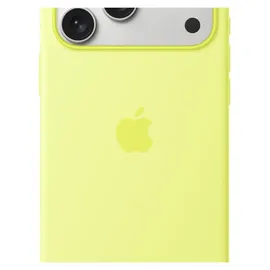 Apple iPhone 17 Pro Max Silikon Case mit MagSafe Neongelb