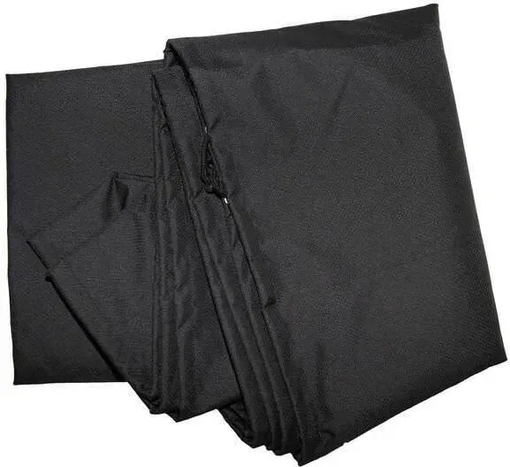 OUTFLEXX Premium Abdeckhaube für Leco Ovalschirm, schwarz, wasserbeständig, Ø67 x 157 cm