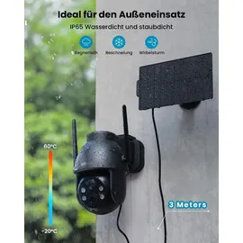 ieGeek LUOVEE 360° PTZ Solar Weiß