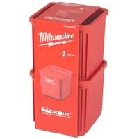 Milwaukee PACKOUT Behälter 10 x 10 cm 2.Stück