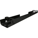 fm-Büromöbel Kabelwanne Move 2.0, 140 x 8-10 x 16cm, für Schreibtischplatte, anthrazit