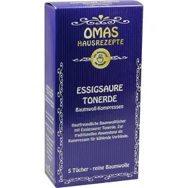 Coolike-Regnery GmbH Essigsaure Tonerde Baumwollkompressen 5 x 5 cm