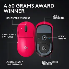 Logitech G Pro X Superlight 2 Rot