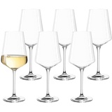 LEONARDO Puccini Weißweingläser 6er Set transparent