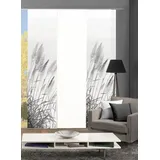 HOME WOHNIDEEN Schiebegardine PAMPAS (1 St), Paneelwagen, blickdicht, DIGITALDRUCK grau