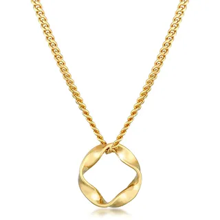 Elli PREMIUM - Kreis Design Twisted Gedreht 585 Gelbgold Ketten Damen (279.99 € / )