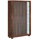 VCM Vitrine Lumo Mini 59 x 90 x 18 cm Braun