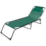 marbueno summer Marbueno Sonnenliege 190 x 58 x 27 cm Braun/Grün