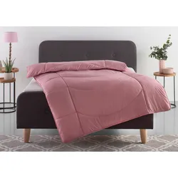 Microfaserbettdecke MY HOME "Microlux, Bettdecke 135x200 cm, 155x220 cm, 200x200 cm", rosa, B:155cm L:220cm, Obermaterial: 100% Polyester. Bezug: 100% Polyester. Füllung: 100% Polyester, Bettdecken, Bettdecken in 4 Farben, Sommer, Winter, 4 Jahreszeiten, Decke