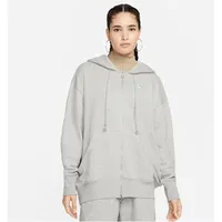 Nike Sportswear Phoenix Fleece Oversized Kapuzenjacke Damen 063 dk grey heather/sail XS
