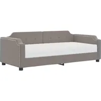 VidaXL Tagesbett mit Matratze Taupe 100x200 cm