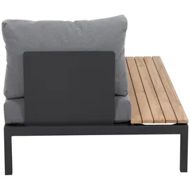 Siena Garden Alvida Loungesofa schwarz/teak