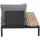 Siena Garden Alvida Loungesofa schwarz/teak