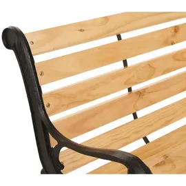 Proregal Gartenbank 80 x 132 x 35 cm Natur