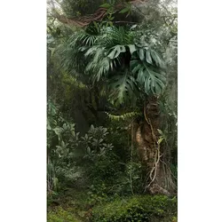 marburg Vliestapete »Smart Art Easy«, Urwald, grün - gruen