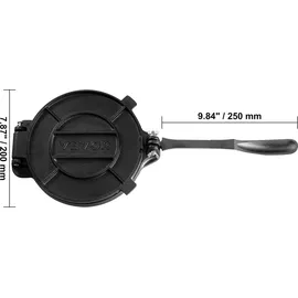 Vevor Tortilla-Presse 20 cm Gusseisen Schwarz
