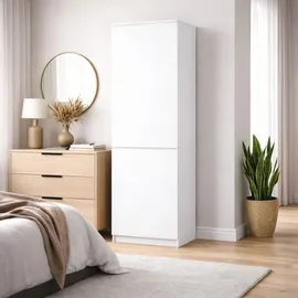 home collective Mehrzweckschrank 50x40x180,5 cm Weiß
