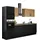 BASIC by Balculina Küchenzeile Turin 280 cm schwarz