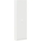 vidaXL Kleiderschrank mit Regal 55 x 189 x 25 cm Weiß