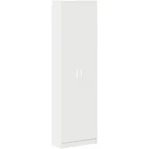 vidaXL Kleiderschrank mit Regal 55 x 189 x 25 cm Weiß