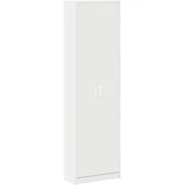 vidaXL Kleiderschrank mit Regal 55 x 189 x 25 cm Weiß