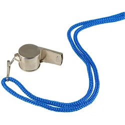 Idena Trillerpfeife silber/blau