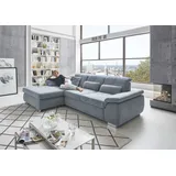 die planbar Ecksofa »MP-IN16037 L-Form mit Federkern-Polsterung«, mit Sitztiefenverstellung & Zierkissen
