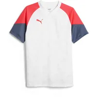 Puma Herren Individualcup Jersey Fu balltrikot, Puma White-fire Orchid,